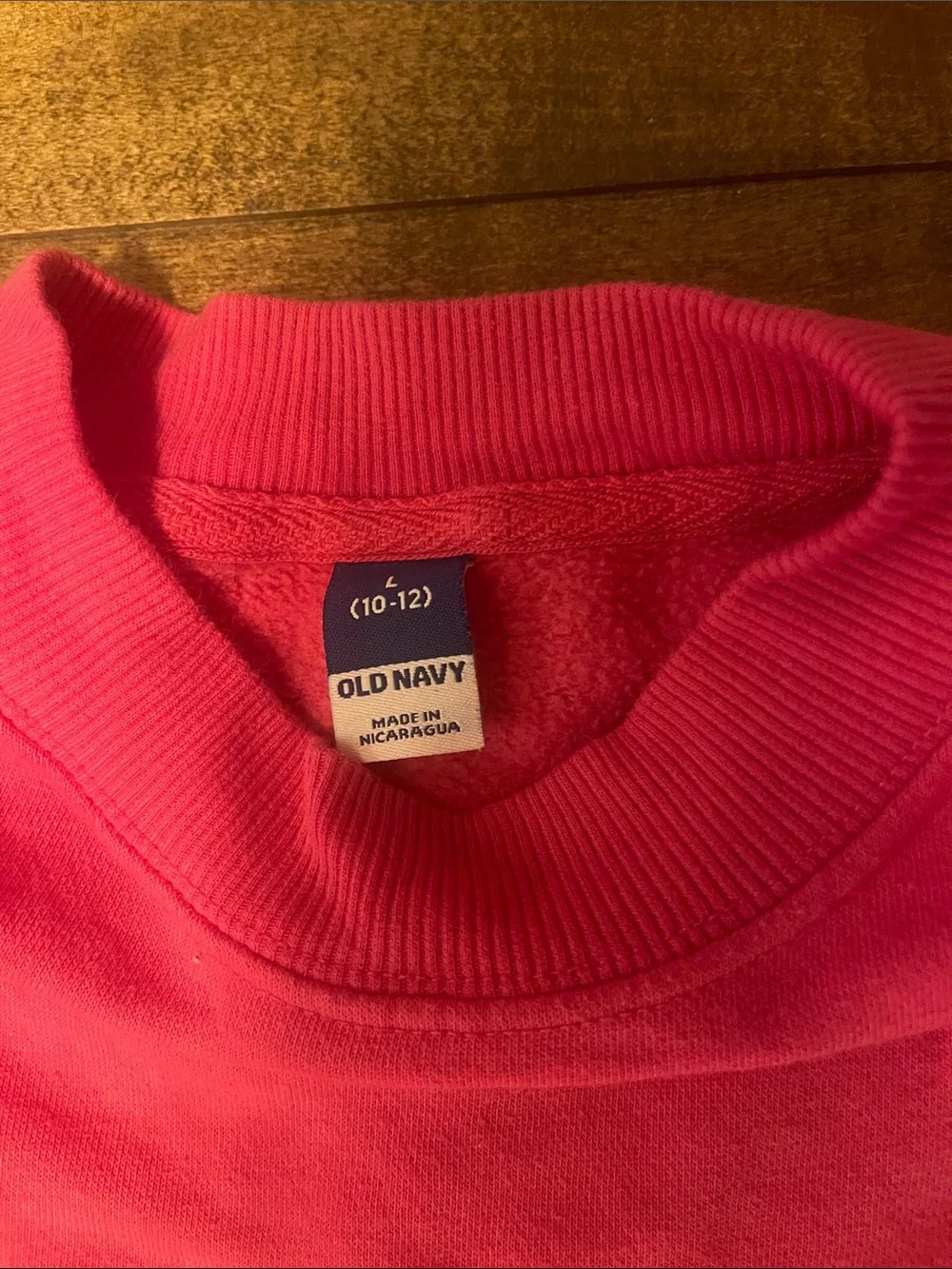 Old Navy Hot Pink Crewneck Pullover